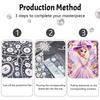 Disney Fairy Princess pearl painting handmade diy pearl art painting simple living room hanging painting decoration