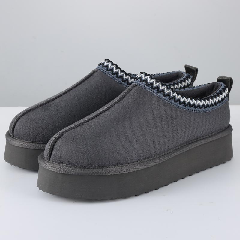 Fashion Crestar Women's Winter Slippers Lady Classic Fashion Brand Warm Thick Sole Shoes Short Plush Ankle Snow Boots Outdoor and Indoor