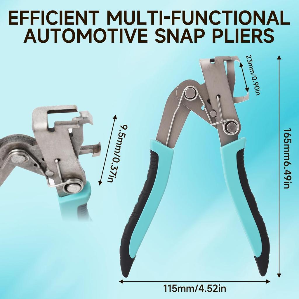 Car Clip Pliers And Disassembly Tools, Multi-Functional Automotive Snap Pliers, Cable Cutting Tool, Easy To Remove Fasteners, Clips, Buckles And