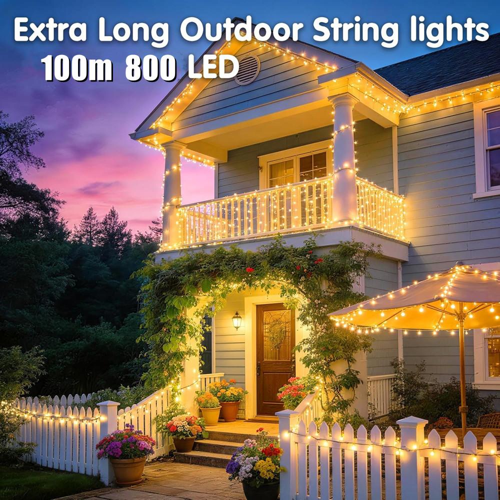 1.5/3/6M String Lights Led Fairy Lights Christmas Garland for Home New Year Party Outdoor Garden Street Christmas Decoration Battery-powered