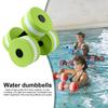 2Pcs Water Dumbbell High Density EVA Foam Pool Weight Women Water Aerobic Weight Loss Floating Exercise Dumbbell Aqua Fitness Barbell