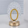 Krystall Bordlampe Nattbordslampe Oppladbar Øyepleie Nattlampe Romantisk Gave Stemningslys