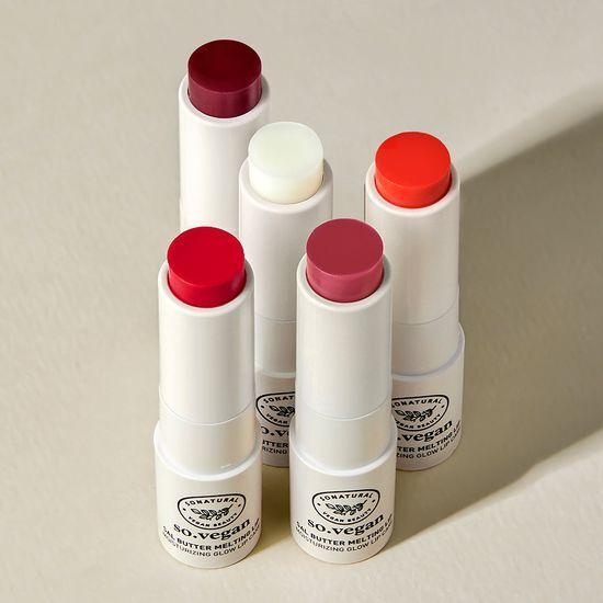 SO NATURAL Vegan Butter Melting Lips (5 Shades)