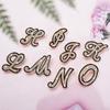 Fashion Women Rhinestone Brooch A-Z English Letter Metal Corsage Pins Crystal Alphabet Jewelry Shirt Clothes Accessories Gift