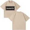 Rock Band O-Oasis Logo Print Vintage Men Women Clothes for Teens  Fashion Clothing Oversized Cotton Oversized Style T-shirts