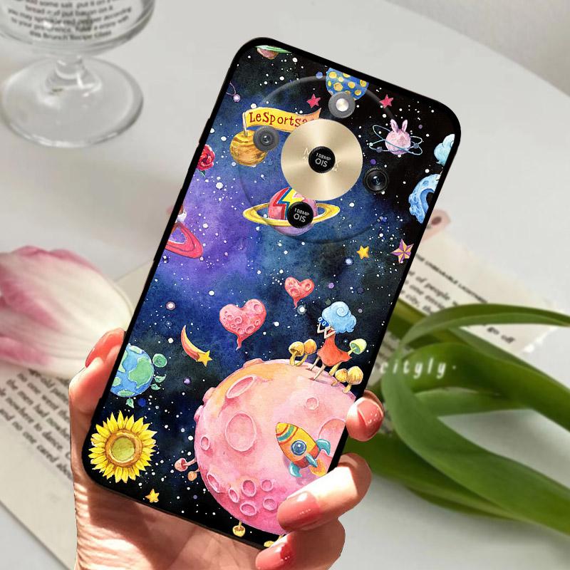 For Honor X9D Phone Case MTN-NX1 Cool Wolf Lion Silicone Back Cover For Honor Magic 8 Lite X 70 HonorX70 HonorX9d Soft TPU Funda