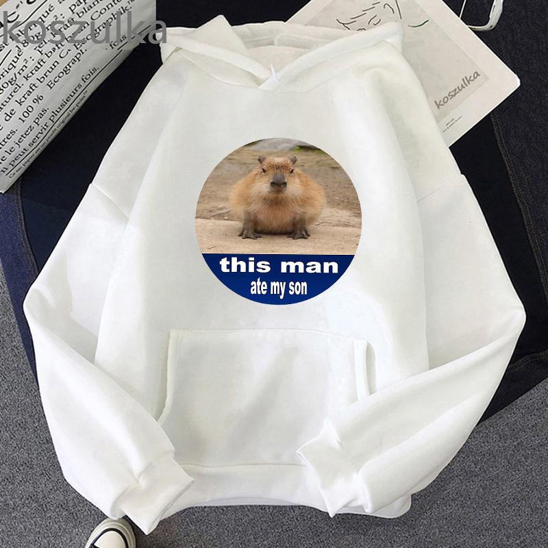 Mikina s kapybarou Vtipná kapybara Toto Unisexové tričko sežralo mého syna Vlastní mikiny Unisexové mikiny Potištěné kapuce Oblečení s dlouhým rukávem