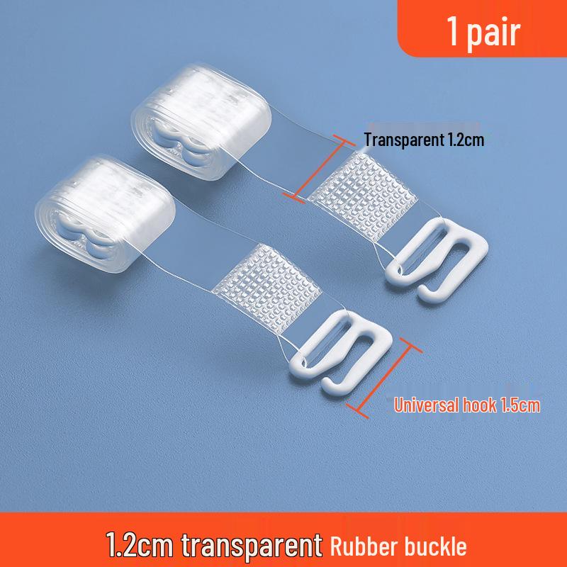Transparent Non-Slip Bra Straps: Seamless, Invisible, Replaceable, Non-Binding Shoulder Straps