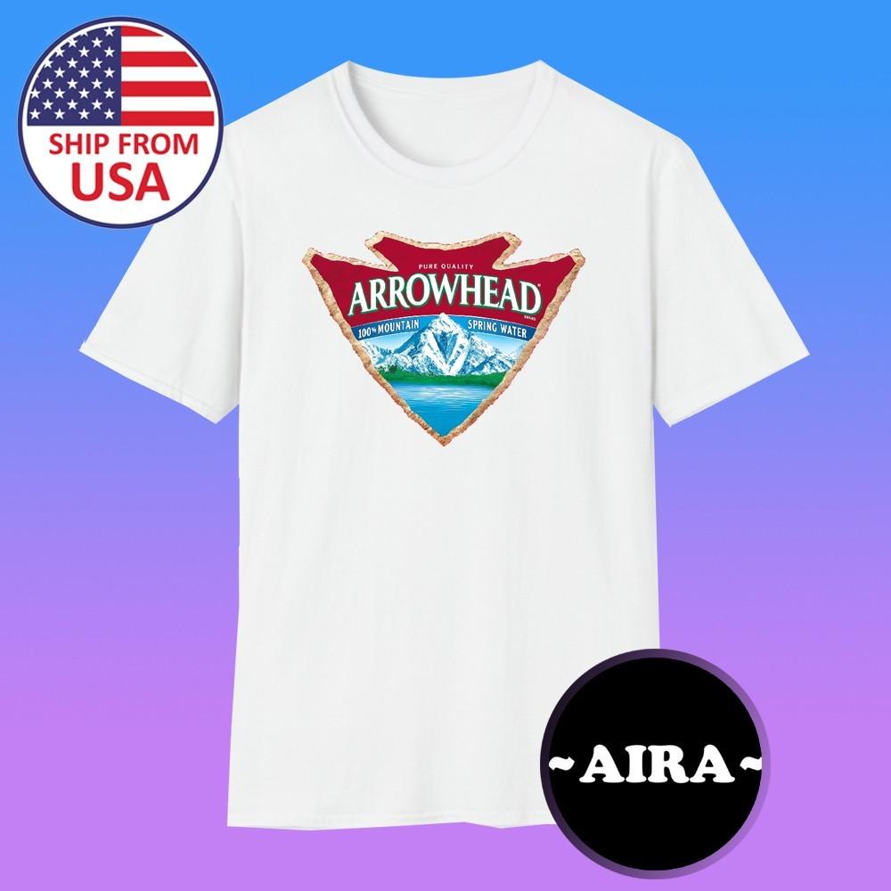 Arrowhead Mountain Water Men s White Size S-5XL S