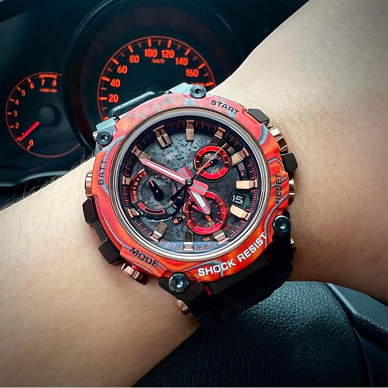 Resin Strap Suitable for Casio MTG-B3000 MTG-B3000D Watch Band MTG-B3000B Men's Replacement Wristband