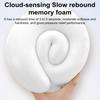 U-Shaped Neck Pillow Memory Foam Travel Neck Cushion Slow Rebound Neck Support Pillow with Storage Box for Cars Flights Home Office