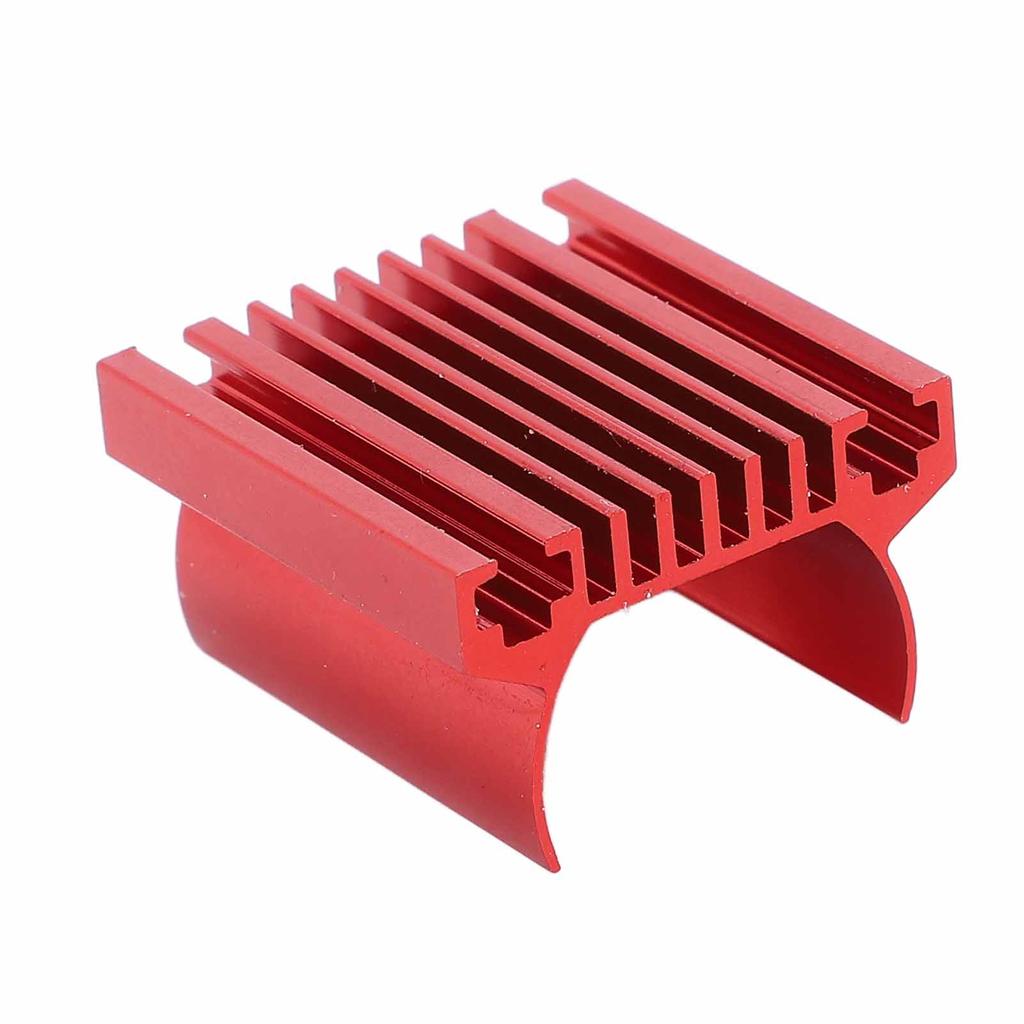 Aluminum Alloy RC Heat Sink for 180 Brushed Motor 20mm Upgrade Part Motor Cooling Fan for 1 18 RC Cars Red