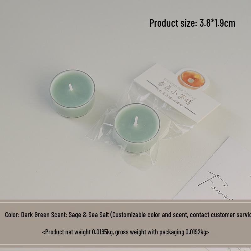 Colorful Heart-Shaped Scented Tealight Candles for Aromatherapy and Celebrations