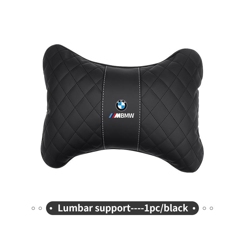 EYAG3 For BMW Leather Car Seat Headrest Lumbar Support Interior Accessories E87 E70 E91 E30 G20 E92 E93 E60 E46 E90 G30 E53 X1