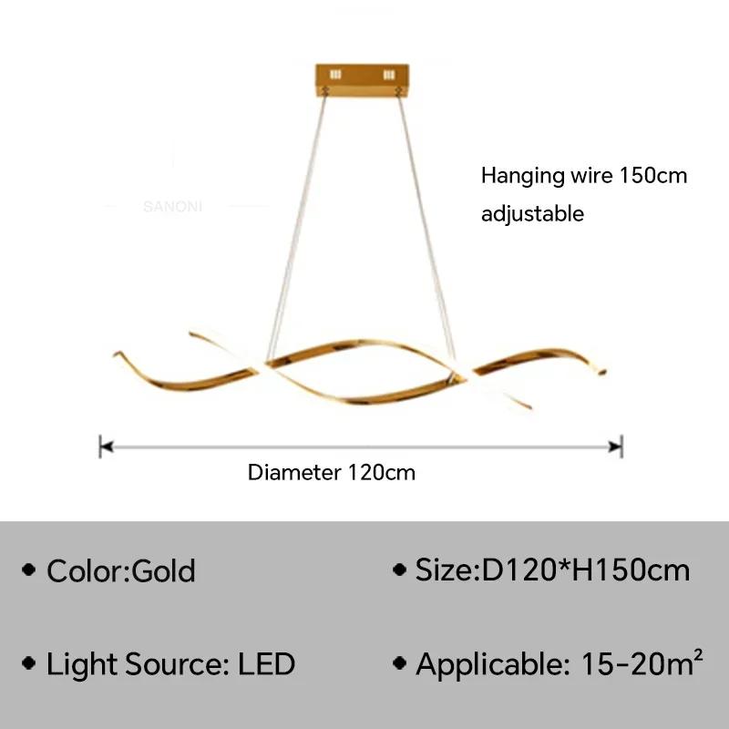 Modern LED Pendant Light For Living Dining Room Hotel Bedroom Bar Ceiling Chandelier Indoor Home Decor Lighting Fixture Luster