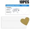 Boarding Pass Scratch Cards DIY Kit - Double Surprise Reveal for Wedding & Kids Birthday, Creative Invitation Game Gift