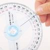 Durable Full Circle Office Math Swing Arm Goniometer Measuring Tools Protractor Pointer Angle Ruler
