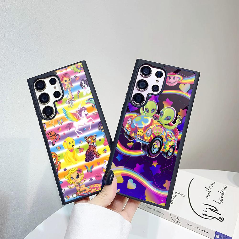 Lisa Frank Phone Case For Samsung Galaxy S26 S25 S24 S23 S22 S21 S20 FE Edge Pro Plus Ultra PC+TPU Cover