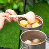 Metal Camping Pots Outdoor Cooking Pots with Folding Handle Camping Cookware for Camping Hiking Picnic Travel