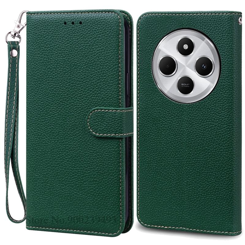 For Poco C75 Case Luxury Leather Flip Wallet Case For Poco C75 Case Xiaomi Poco C75 C 75 Case Silicone Book Cover Coque Fundas