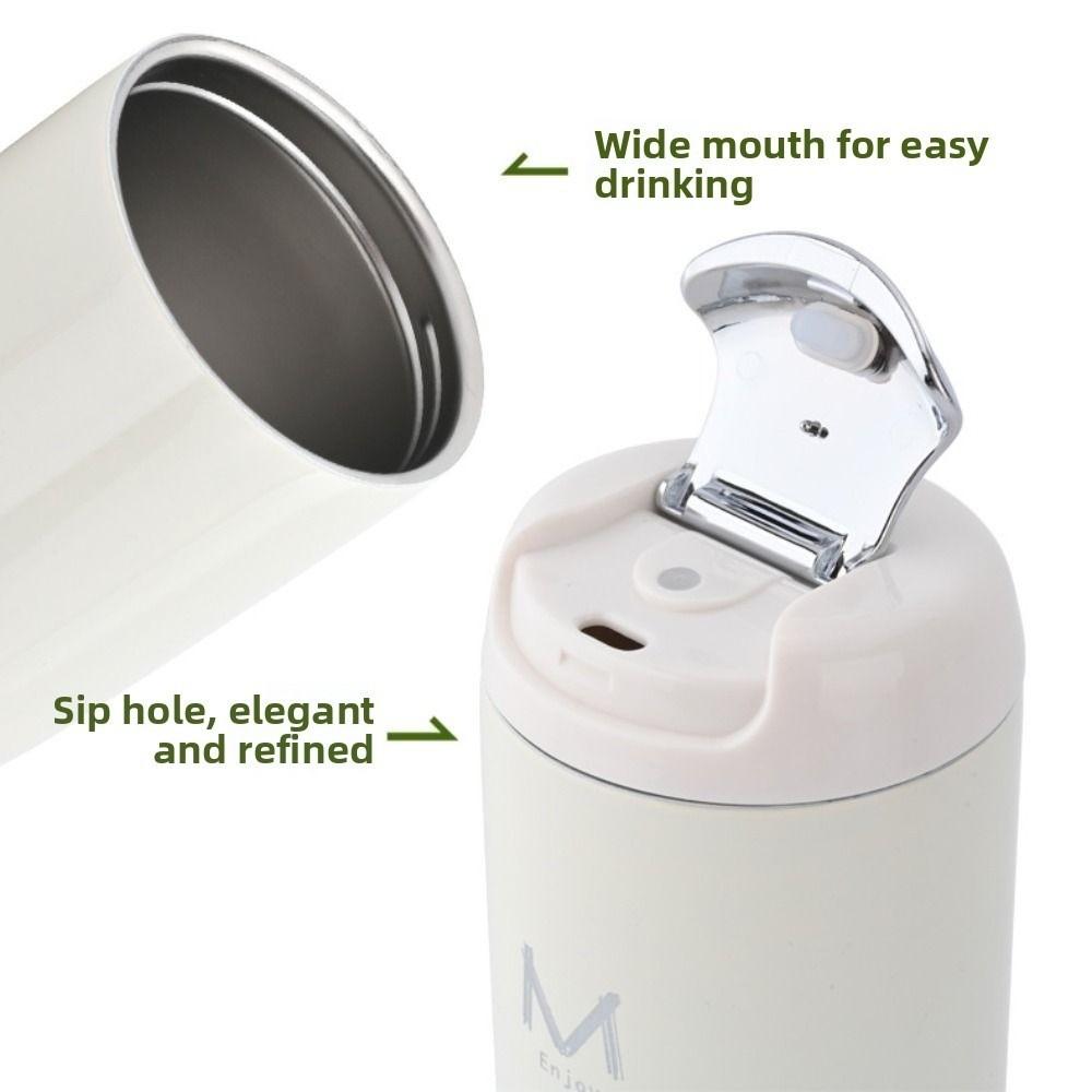 Convenient Stainless Steel Insulation Cup 360ml Retro Thermal Flask Fashion Portable Coffee Mug Car