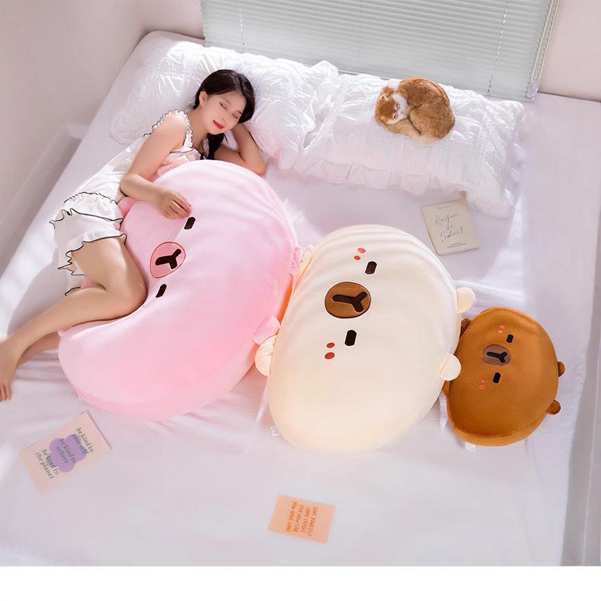 Kapibala Capybara Pillow Head Sofa Cushion Waist Pillow Sleeping Guinea Pig Pillow Birthday Gift