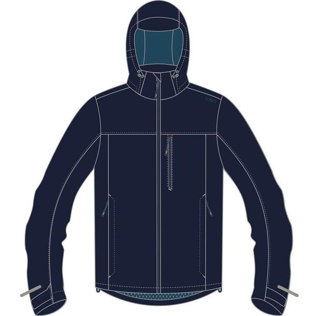 Куртка с капюшоном CMP Man Jacket Fix Hood
