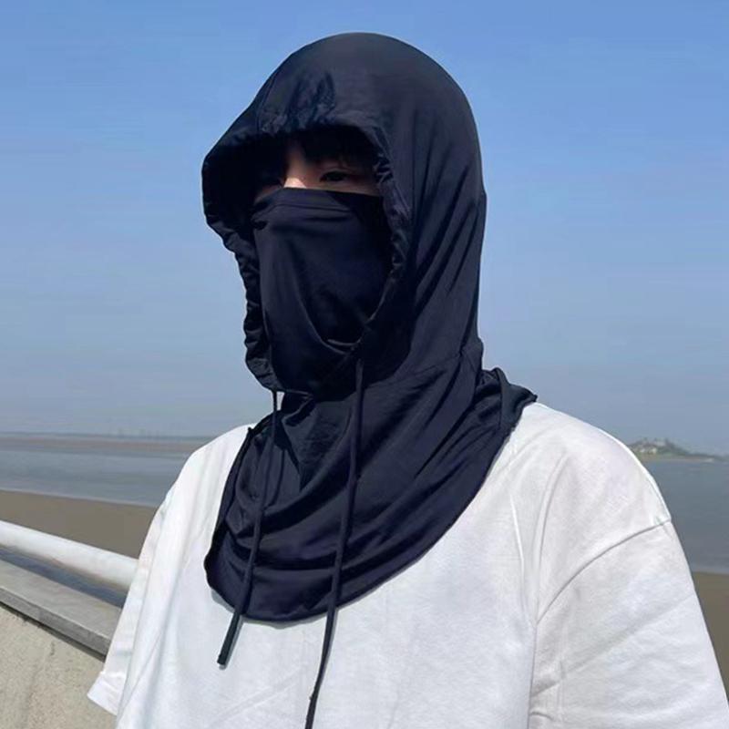 Summer UV Protection Neck Cover Outdoor Balaclava Scarf Sport Face Mask Snood Hood Hat Windproof Cooling Breathable Cycling Cap
