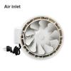 3/4/5/6/8 Inch Exhaust Fans Home Inline Pipe Duct Extractor Ventilation Kitchen Toilet Air Clean Ventilator Diagonal Flow Fan