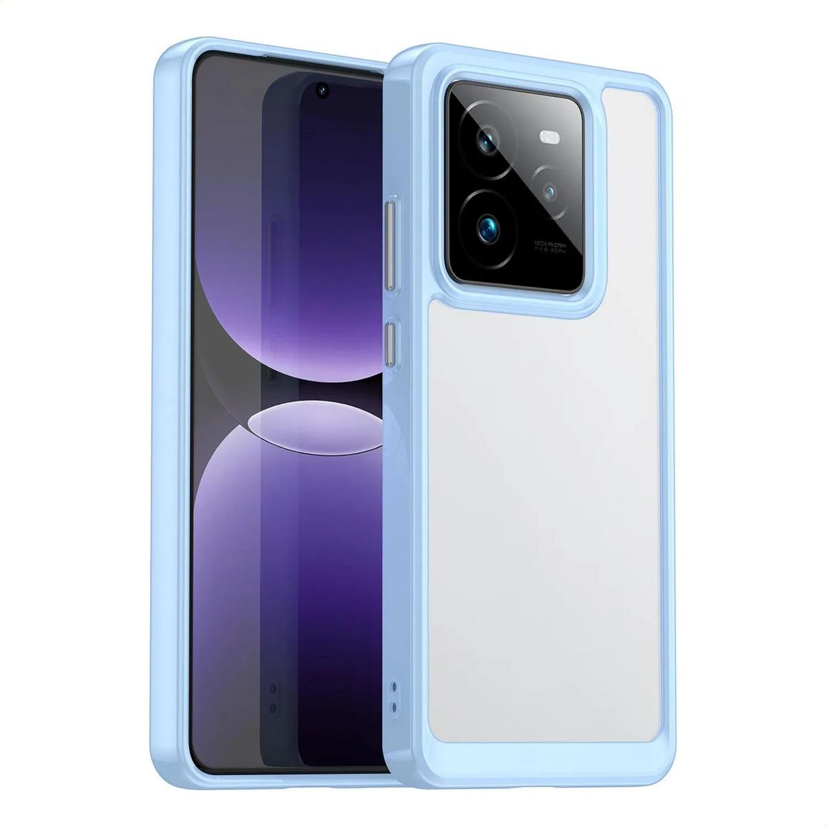 

Phone Case For Oppo Realme Gt 7 Pro , Clear Transparent Phone Case Cover For Oppo Realme Gt 7 Pro світло-синій колір