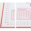 Silicone Baking Mat With Scale Rolling Dough Pad Kneading Dough Mat Non Stick Pastry Oven Liner Bakeware