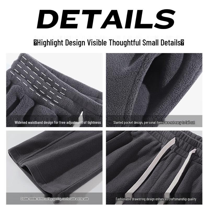 Baleno Men's S&K Series Fleece Straight-Leg Casual Pants