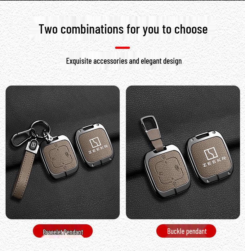 Zeekr 007/001/009 Autoschlüssel Bluetooth Schutzhülle & Schnalle - Neues Zubehör