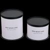 De'ou Xingguang Round Transparent Cake Box with Black Lid and Paper Edge