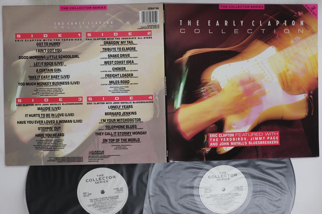 LP Record ERIC CLAPTON - Early Clapton Collection CCSLP162 CASTLE COMMUNIC 1987 UK Rock Used