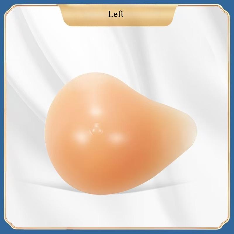 

150-500 г Супермягкая силиконовая гелевая подушечка Накладная грудь Женский протез Поддержка при операции по удалению груди Искусственная спиральная грудь Left 150g