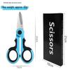Professional Fishing Scissors - Serrated Stainless Steel Multi-functional Braided Line Cutter