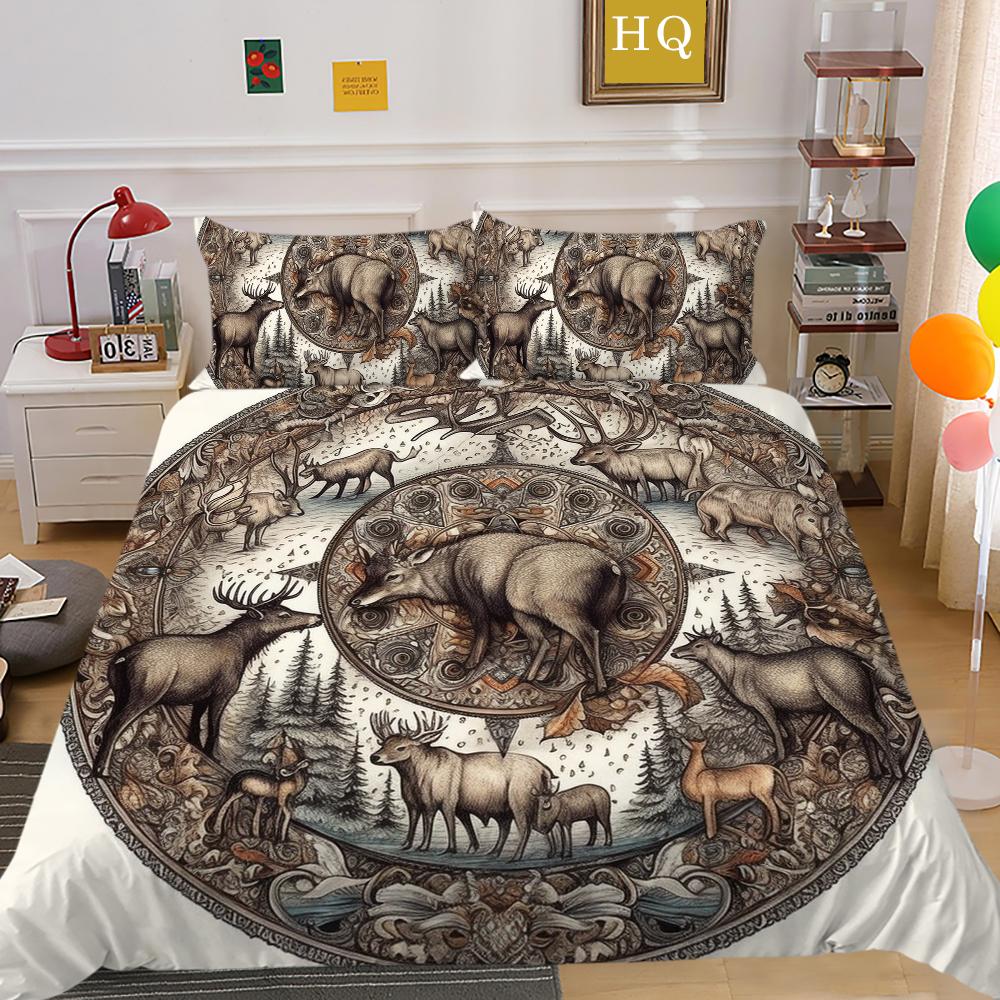 Așternut de pat de lux Costum Huse plapumă Textile pentru casă moale Față de pernă dimensiune king Femeie Decor dormitor din microfibră