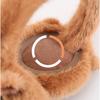 Winter Ear Muffs Plush Cartoon Capybara Earmuffs Foldable Winter Ear Covers for Outdoor Sports Skiing Snow Cold Weather