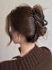 2025 Leopard Print High-End Large Shark Hair Clip for Women