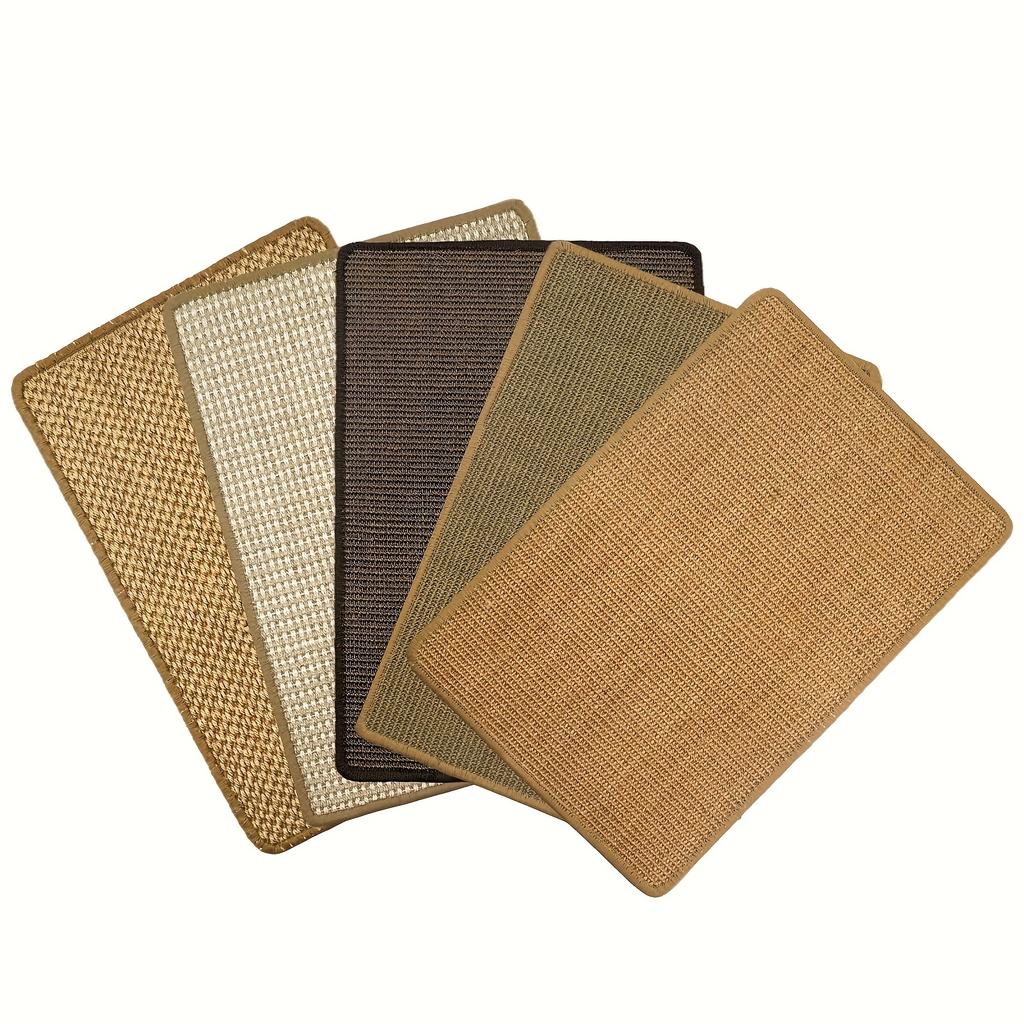 1pc  Cat Scratching Mat, Natural Sisal Cat Scratching Pad, Wear resistant Cat Grinding Claws Floor Mat