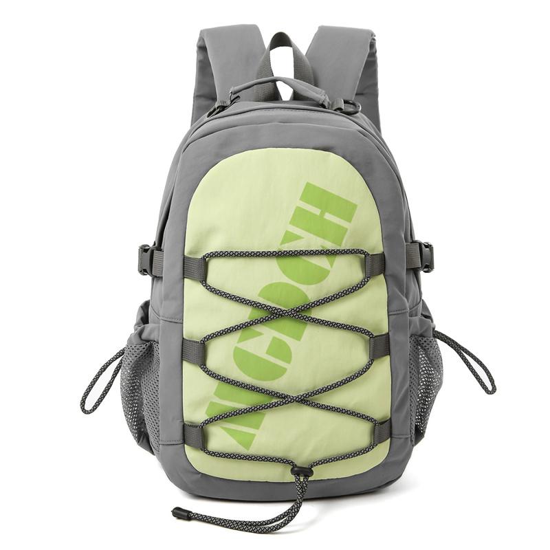 Letter Stitching Backpack Lightweight Hiking Backpack