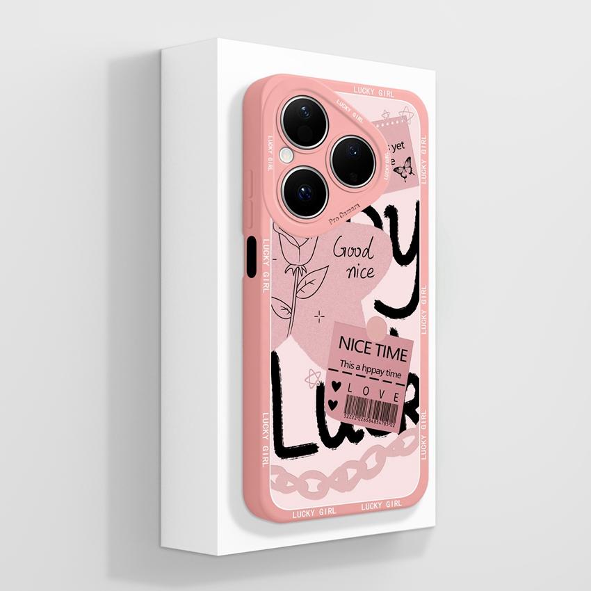 For Huawei Pura 80 Pro Honor X7d X9d X20 V40 Phone Cases Beautiful Village Patterns Lens Protection Liquid Silicone Shockproof Shell For Huawei Casing