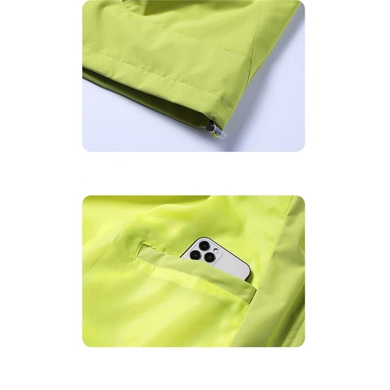 Hooded Jacket For Men Women Outdoor Hiking Camping Coat
