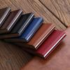 Fashion Metal Cigarette Box Portable Flip Leather Wallet Case Smoke Accessories Gift for Men and Women Cigarette Accessories