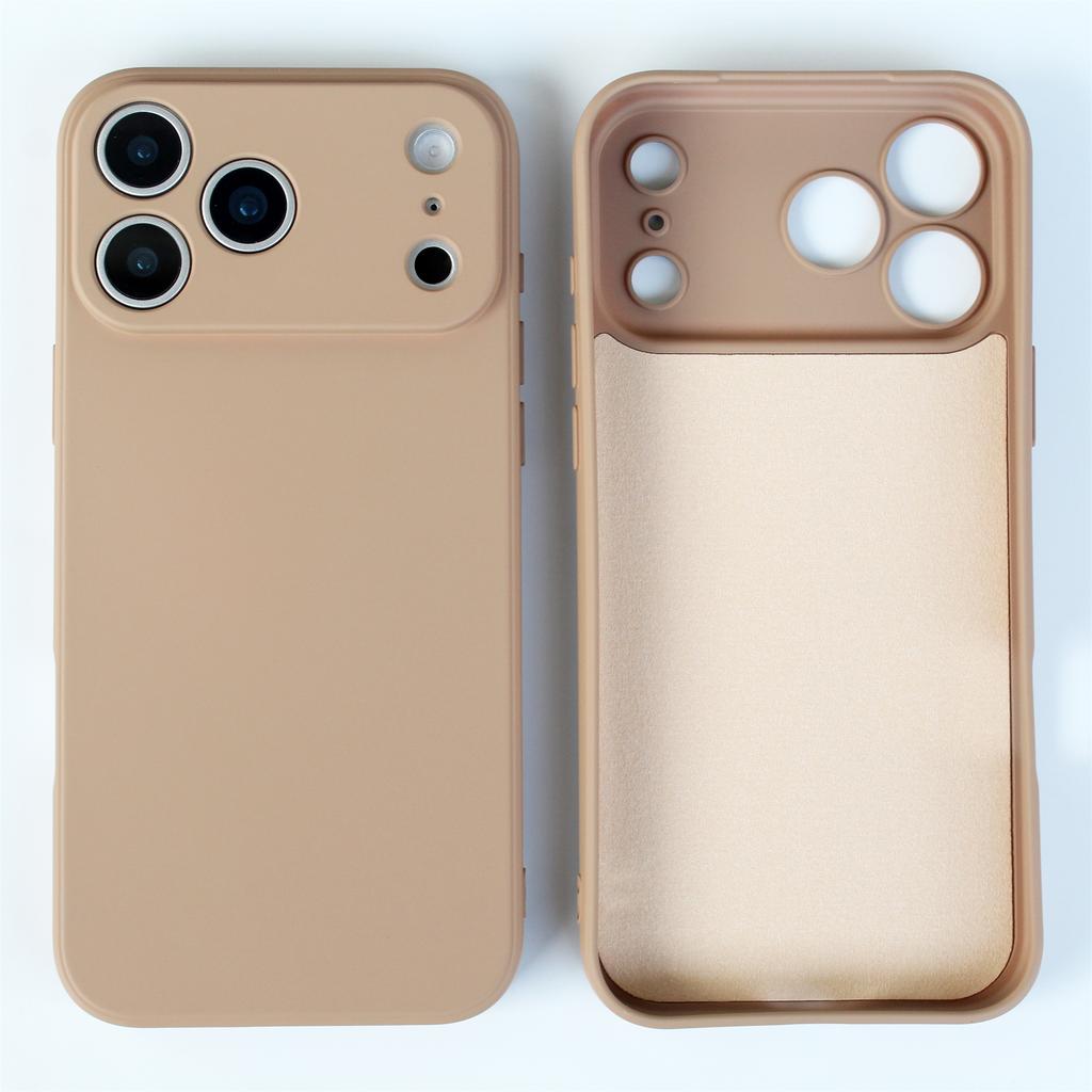 For iPhone 17 Pro Max 17 Pro 17 Air silicone Back cover lens Protection Cover Shockproof Soft Simple Solid Color Phone Case