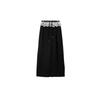 Lace Splicing Jazz Dancing Fart Curtain Pants Niche Loose and Thin Black Sports Casual Wide-leg Pants Black Wide-leg Pants