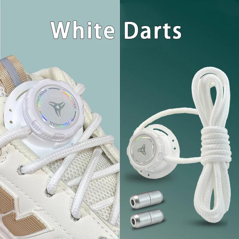 New Thick Rope Sneakers Shoelace Without Ties Swivel Buckle Shoelaces Upgrade Easy Installation Automatic Laces Shoe Accessories