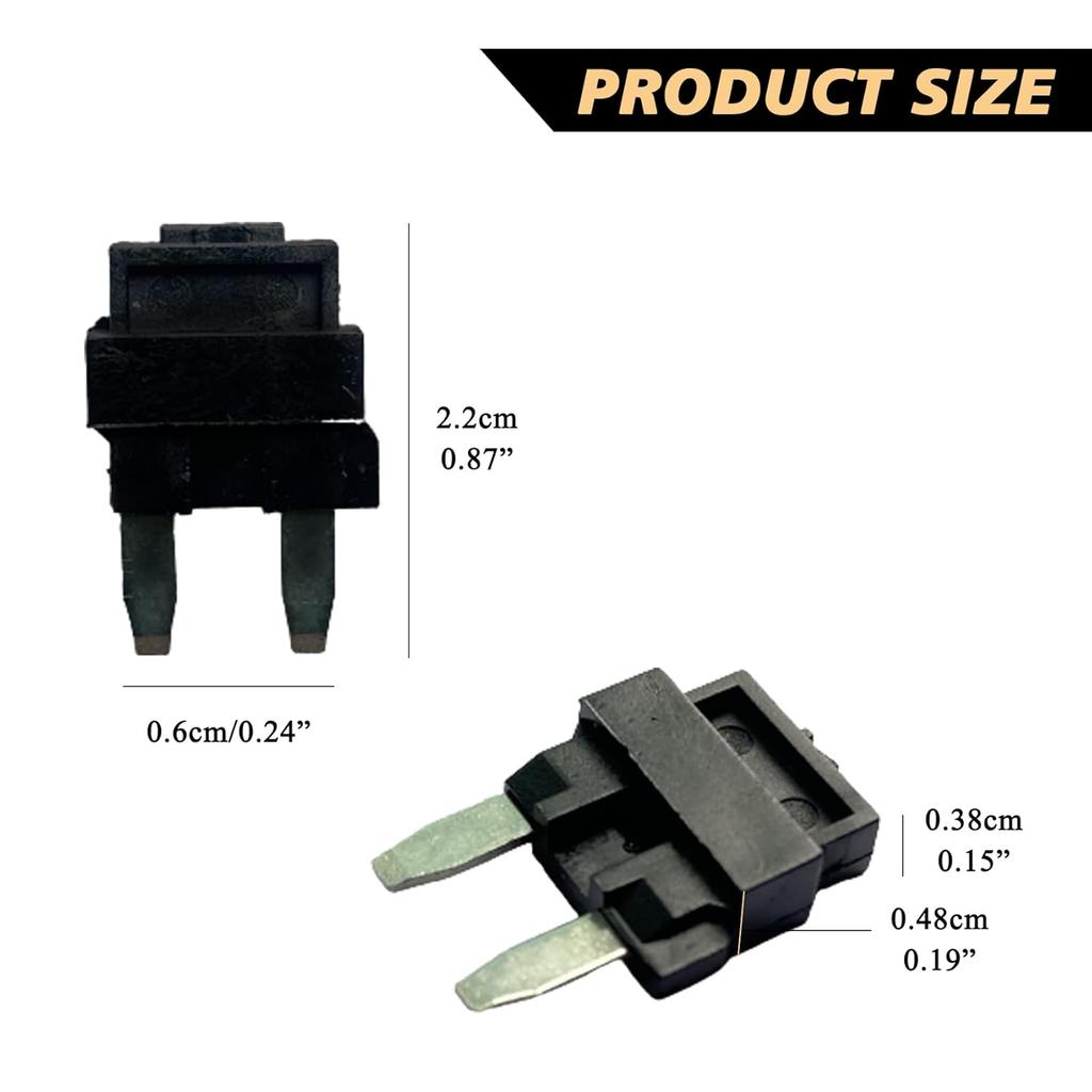 MUYI 5 Pack Mini Diode 1A Multi-Function Fuses for Automotive Air Condition Resistor 1N914 Replacement Parts