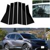 6Pcs for Honda CRV 2017-2022 Car Window Trim Covers Center Film Column B C Pillar Posts Sticker Car Accessories